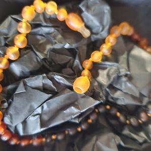 Meraki Baltic Amber Necklace 11.5 Inches - Teething